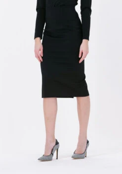 Schwarze Vanilia Punto Fitted Skirt