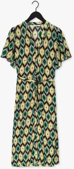 Mehrfarbige/bunte Summum Midikleid Dress Ikat Print -Minus Verkaufsgeschäft 220314 5