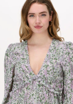 Rosane Na-kd Maxikleid Balloon Sleeve Maxi Frill Dress -Minus Verkaufsgeschäft 220367 3