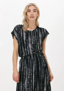 Schwarze Simple Top Woven Top Hilde Sh