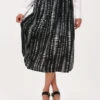 Schwarze Simple A-linie Woven Skirt -Minus Verkaufsgeschäft 220551 1