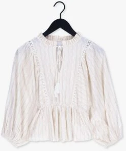 Nicht-gerade Weiss Y.a.s. Bluse Yaspala 3/4 Top - Fest -Minus Verkaufsgeschäft 220628 5