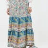 Mehrfarbige/bunte Y.a.s. Maxirock Yashua Hw Maxi Skirt - Fest -Minus Verkaufsgeschäft 220630 1