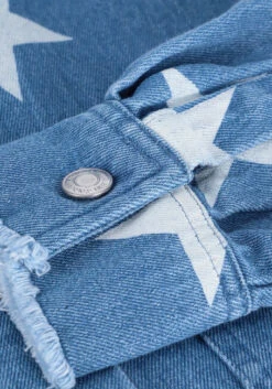 Blaue Colourful Rebel Bluse Sabrina Star Utility Blouse -Minus Verkaufsgeschäft 220642 6