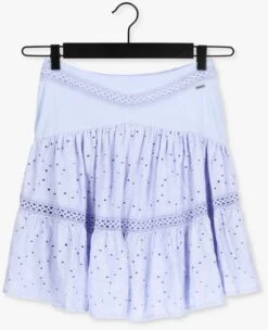 Hellblau Guess Minirock Sara Skirt -Minus Verkaufsgeschäft 220729 5