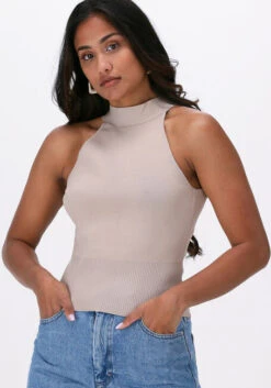 Beige Gestuz Top Mattheagz Sl Top
