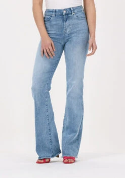 Blaue 7 For All Mankind Flared Jeans Lisha Slim Illusion