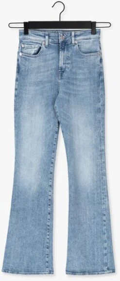 Blaue 7 For All Mankind Flared Jeans Lisha Slim Illusion -Minus Verkaufsgeschäft 221882 5