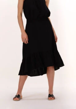 Schwarze Msch Copenhagen Midirock Irene Janielle Skirt