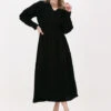 Schwarze Devotion Midikleid Lebitha -Minus Verkaufsgeschäft 221974 1