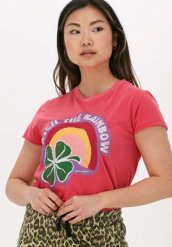 Rote Leon & Harper T-shirt Toro Jc05 Catch -Minus Verkaufsgeschäft 222169 3