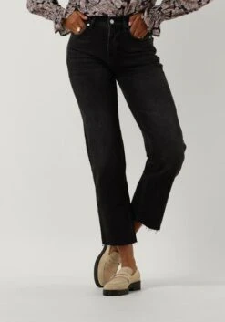 Schwarze Scotch & Soda Straight Leg Jeans The Sky Straight Fit Jeans - Stone It
