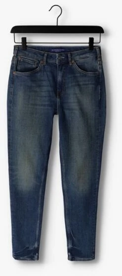 Blaue Scotch & Soda Skinny Jeans Haut Skinny Jeans - Solar Blue -Minus Verkaufsgeschäft 222673 5