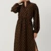 Braune Gestuz Midikleid Lithilde Long Dress -Minus Verkaufsgeschäft 222792 1