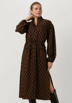 Braune Gestuz Midikleid Lithilde Long Dress