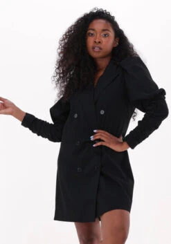 Schwarze Co'couture Minikleid Puff Sleeve Blazer Dress -Minus Verkaufsgeschäft 222824 3