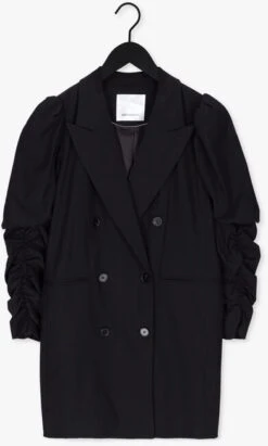 Schwarze Co'couture Minikleid Puff Sleeve Blazer Dress -Minus Verkaufsgeschäft 222824 5