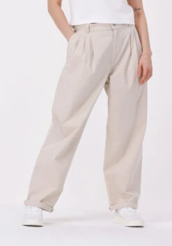 Sand Vanilia Chino Satin Cotton Chino