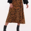 Braune Freebird Maxirock Brooke Skirt -Minus Verkaufsgeschäft 223033 1