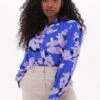 Blaue Y.a.s. Bluse Yasdala Ls Shirt -Minus Verkaufsgeschäft 223159 1