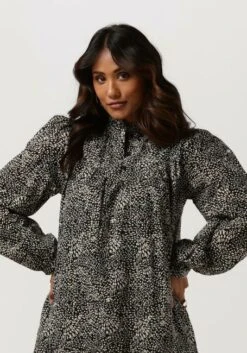 Schwarze Pom Amsterdam Midikleid Dress 7050 -Minus Verkaufsgeschäft 223333 3