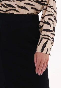 Schwarze Second Female Midirock Menthina Knit Skirt -Minus Verkaufsgeschäft 223393 3