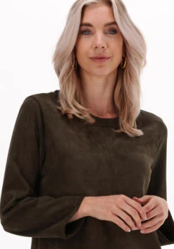 Grüne Summum Minikleid Dress Bonded Suedine -Minus Verkaufsgeschäft 224224 3