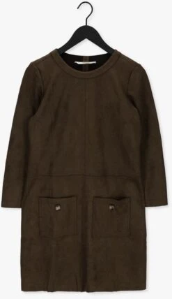 Grüne Summum Minikleid Dress Bonded Suedine -Minus Verkaufsgeschäft 224224 5