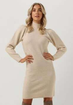 Beige Y.a.s. Midikleid Yasjoha Ls Knit Dress