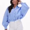 Blaue Drykorn Bluse Moyala 124043 -Minus Verkaufsgeschäft 225018 1