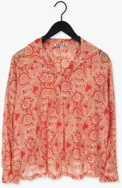Orangene Vanilia Bluse Ikat Flower Anorak -Minus Verkaufsgeschäft 225515 5
