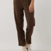 Braune Object Hose Sanni Hw Pants -Minus Verkaufsgeschäft 226184 1