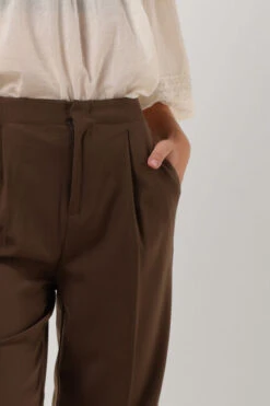 Braune Object Hose Sanni Hw Pants -Minus Verkaufsgeschäft 226184 3