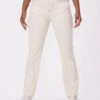 Ecru Simple Straight Leg Jeans Lena