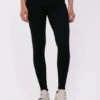 Schwarze Esmé Studios Legging April Rib Leggings -Minus Verkaufsgeschäft 226420 1
