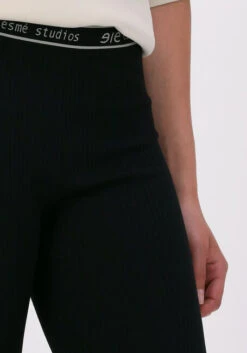 Schwarze Esmé Studios Legging April Rib Leggings -Minus Verkaufsgeschäft 226420 3