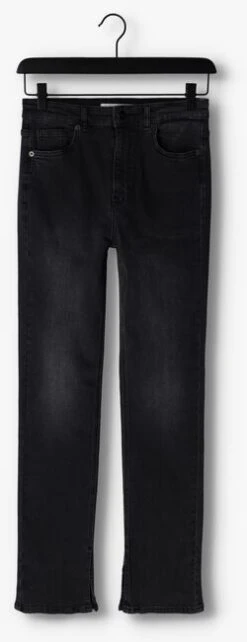 Schwarze Co'couture Straight Leg Jeans Denny Slit Jeans -Minus Verkaufsgeschäft 227003 5
