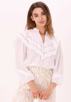 Nicht-gerade Weiss Refined Department Bluse Ynez