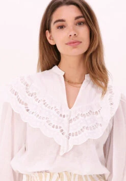 Nicht-gerade Weiss Refined Department Bluse Ynez -Minus Verkaufsgeschäft 229599 3