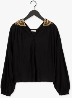 Schwarze Louizon Bluse Woohoo Top -Minus Verkaufsgeschäft 230413 5