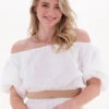 Weiße Na-kd Top Off Shoulder Anglais Topc -Minus Verkaufsgeschäft 231816 1