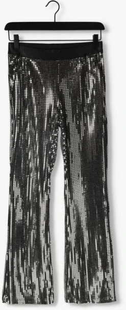 Silberne Co'couture Schlaghose Mirror Flare Pant -Minus Verkaufsgeschäft 232332 5