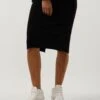 Schwarze Calvin Klein Midirock Knitted Skirt -Minus Verkaufsgeschäft 234650 1