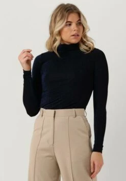Dunkelblau My Essential Wardrobe Hapermw Rollneck Blouse