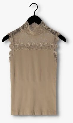 Beige Minus Top Vanessa High Neck -Minus Verkaufsgeschäft 235428 5