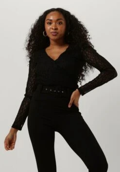 Schwarze Guess Bluse Ravenna Top