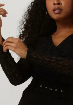 Schwarze Guess Bluse Ravenna Top -Minus Verkaufsgeschäft 235618 3