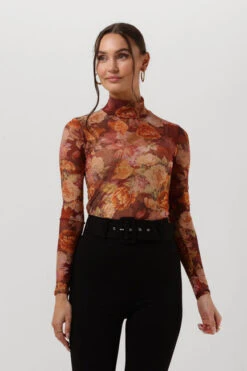 Braune Guess Ls Kamaria Top