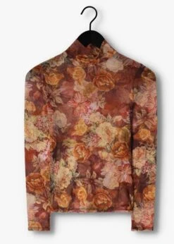 Braune Guess Ls Kamaria Top -Minus Verkaufsgeschäft 235625 5