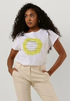 Weiße Mos Mosh T-shirt Misty O-ss Tee